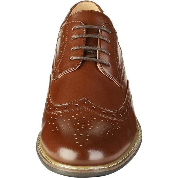 Bruno Marc Italy Men's 3-Dark/Brown Classic Modern Oxford Lace-Up Dress Shoes - Picture 6 of 10